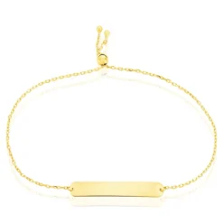Histoire d'Or Bracelet Identité Peronille Or Jaune New