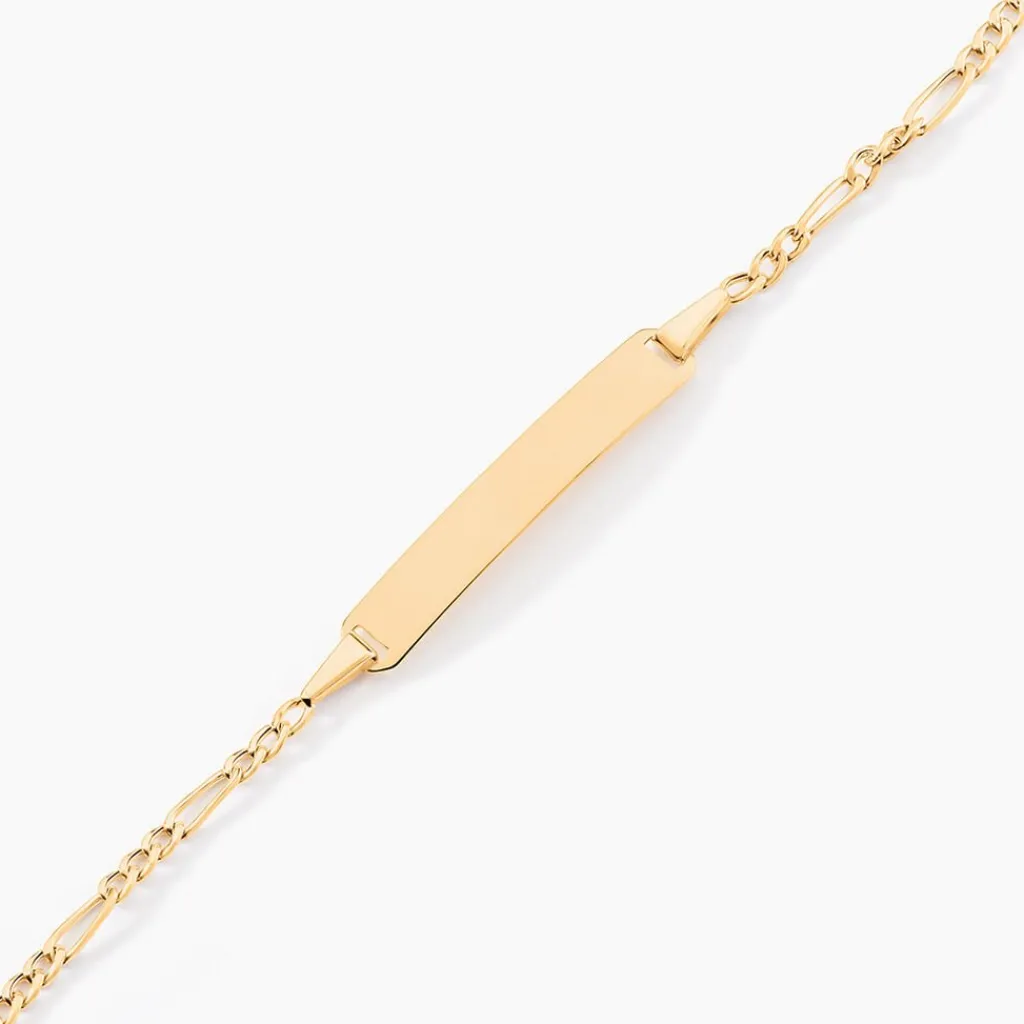 Histoire d'Or Bracelet Identite Bebe Bartolomee or jaune