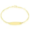 Histoire d'Or Bracelet Identite Bebe Or Jaune Eowyn Hot