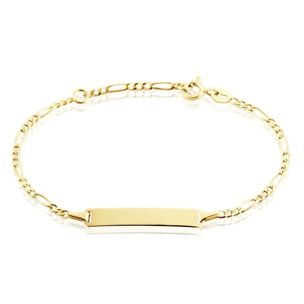 Histoire d'Or Bracelet Identite Bebe Bartolomee or jaune Outlet