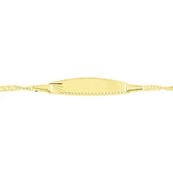 Histoire d'Or Bracelet Identite Bebe Or Jaune Eowyn Best