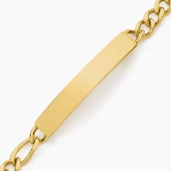 Histoire d'Or Bracelet Identitée Jimmy acier jaune Discount