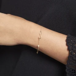 Histoire d'Or Bracelet Illenia Or Jaune Perle De Culture Clearance