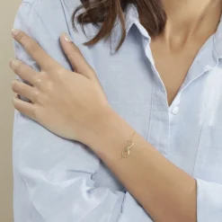 Histoire d'Or Bracelet Infini Huit Or Jaune Online