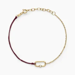 Histoire d'Or Bracelet Infini Pop Argent Jaune Oxyde De Zirconium argent dore oxyde Online