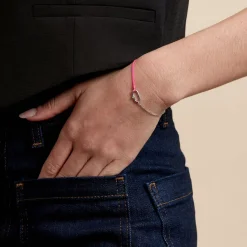 Histoire d'Or Bracelet Infini Pop De Zirconium argent blanc oxyde Clearance