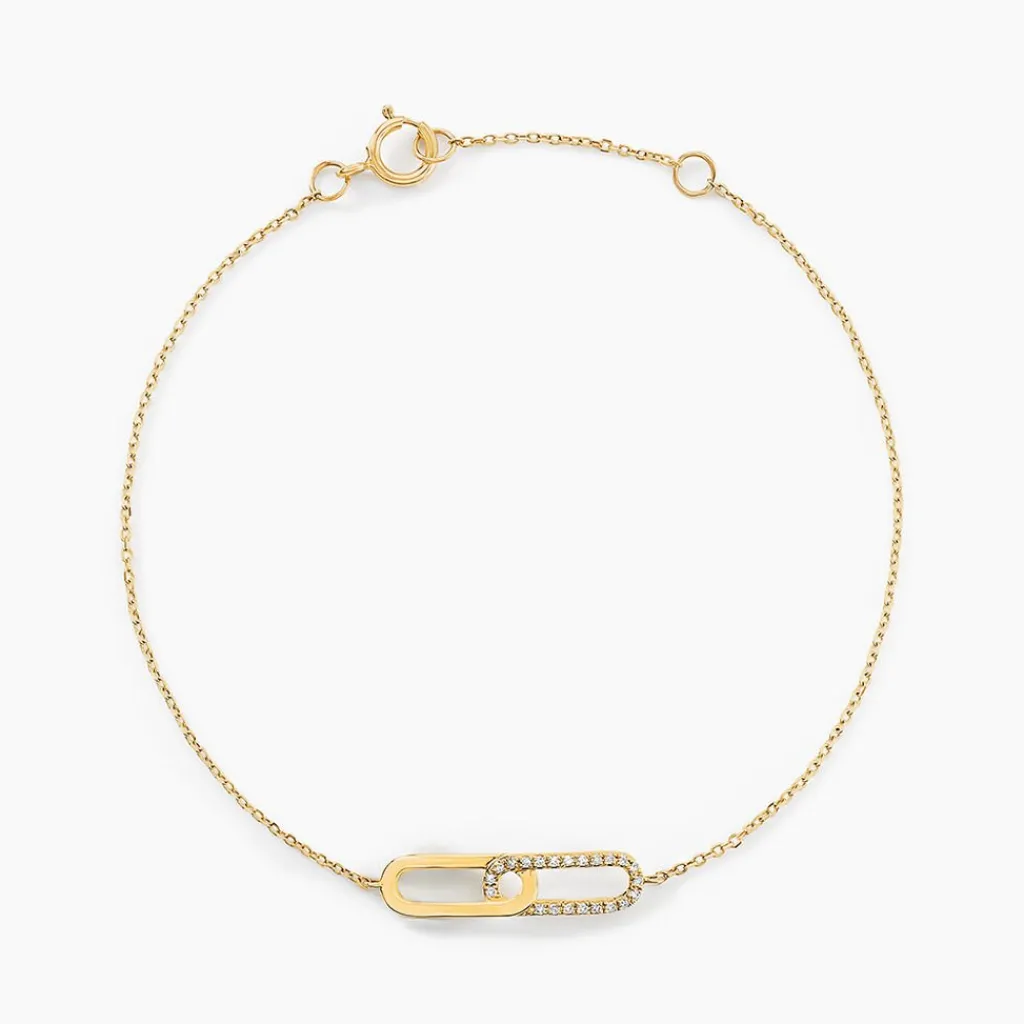 Histoire d'Or Bracelet Infinite Love Or Jaune Diamant Hot