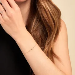 Histoire d'Or Bracelet Infinite Love Or Jaune Diamant Hot