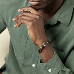 JOURDAN Bracelet Irenee Acier Blanc Outlet