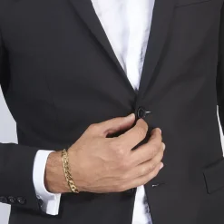 Histoire d'Or Bracelet Iris Or Jaune Maille Gourmette New