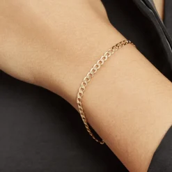 Histoire d'Or Bracelet Iris Or Jaune Maille Gourmette Sale