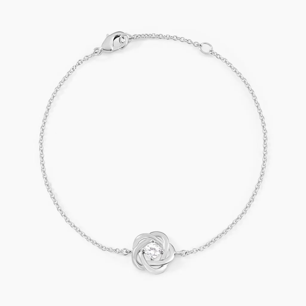 Histoire d'Or Bracelet Irmine Argent Blanc Oxyde De Zirconium Clearance