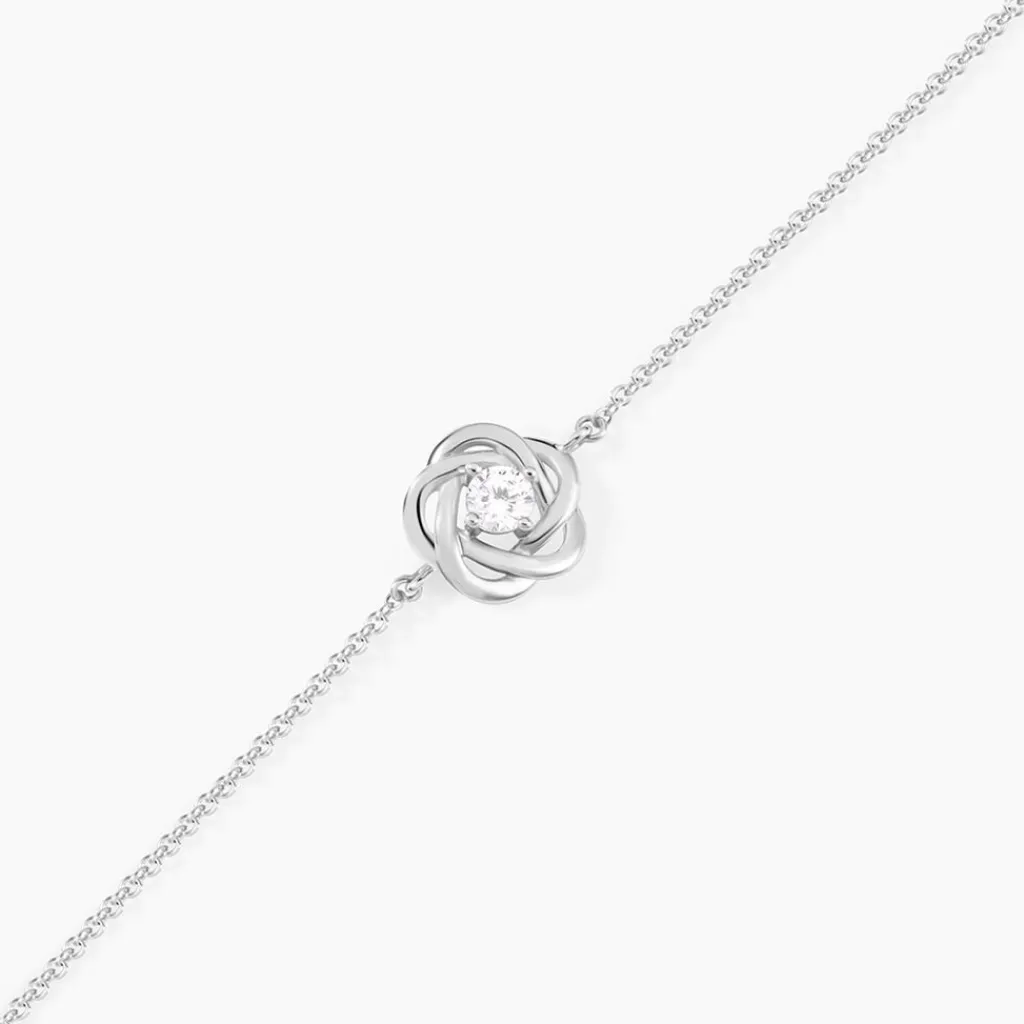 Histoire d'Or Bracelet Irmine Argent Blanc Oxyde De Zirconium Clearance