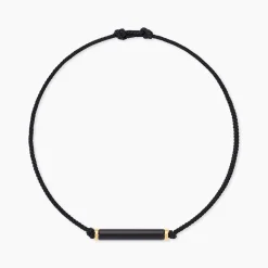 Histoire d'Or Bracelet Irving Or Jaune Onyx Discount