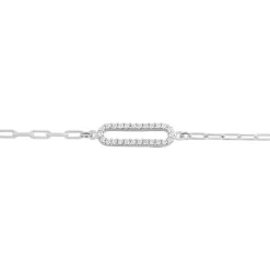 Histoire d'Or Bracelet Isabel Argent Blanc Oxyde De Zirconium Outlet
