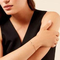 Histoire d'Or Bracelet Isabel Argent Jaune Oxyde De Zirconium Clearance