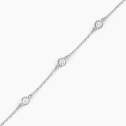 Histoire d'Or Bracelet Iseline Argent Blanc Oxyde De Zirconium Best