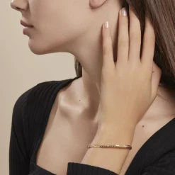 Histoire d'Or Bracelet Ivy Maille Haricot Or Jaune Hot