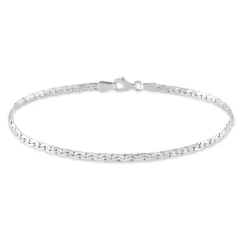 Histoire d'Or Bracelet Ivy Maille Haricot Or Blanc Online
