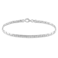 Histoire d'Or Bracelet Ivy Maille Haricot Or Blanc New