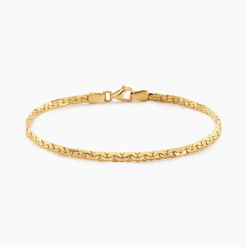 Histoire d'Or Bracelet Ivy Maille Haricot or jaune Best