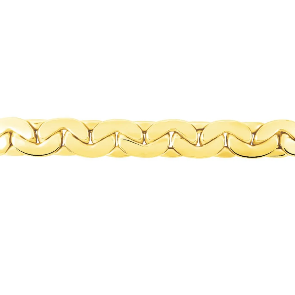 Histoire d'Or Bracelet Ivy Maille Haricot or jaune Outlet