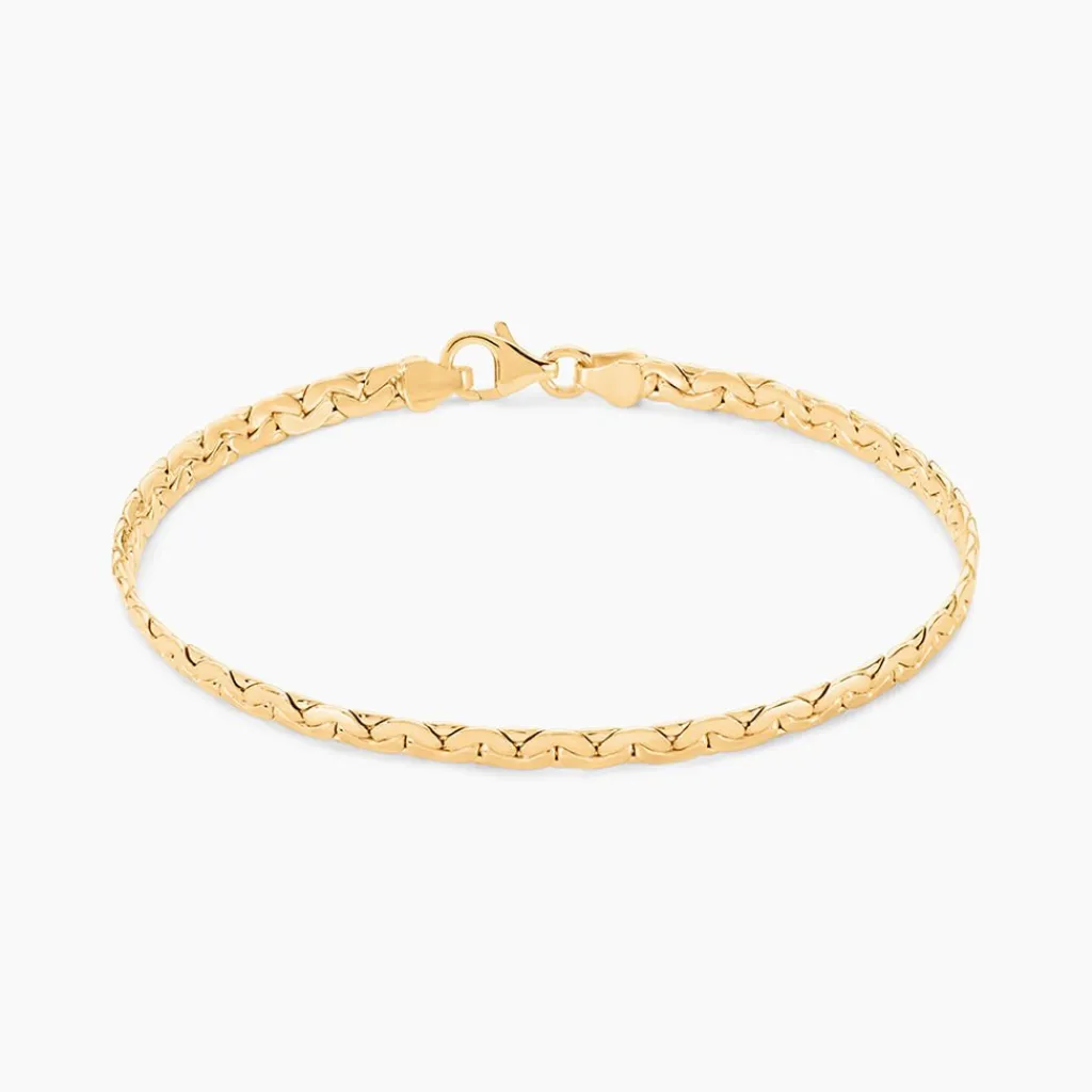 Histoire d'Or Bracelet Ivy Maille Haricot or jaune Clearance