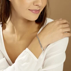 Histoire d'Or Bracelet Izel Maille Anglaise or blanc Sale