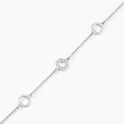 Histoire d'Or Bracelet Jalila Argent Blanc Oxyde De Zirconium Outlet