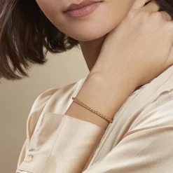 Histoire d'Or Bracelet Jany Maille Palmier or jaune Hot