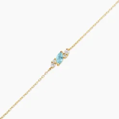 Histoire d'Or Bracelet Jardin Secret Or Jaune Topaze Oxyde De Zirconium Discount