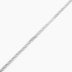 Histoire d'Or Bracelet Jasmin Tresse or blanc Discount