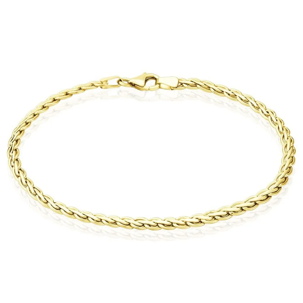 Histoire d'Or Bracelet Jayna Maille Palmier Or Jaune Discount