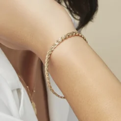 Histoire d'Or Bracelet Jayna Maille Palmier Or Jaune Online