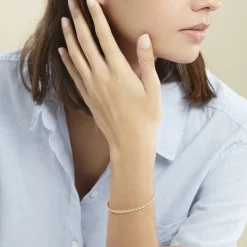 Histoire d'Or Bracelet Jayna Maille Palmier Or Jaune New