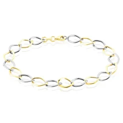 Histoire d'Or Bracelet Jeanne Or Bicolore New