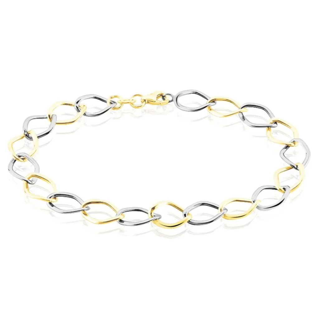 Histoire d'Or Bracelet Jeanne Or Bicolore New