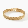 Histoire d'Or Bracelet Jerry Maille Corde 4 Rangs Or Jaune Outlet
