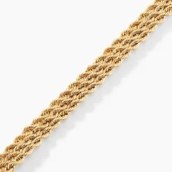 Histoire d'Or Bracelet Jerry Maille Corde Or Jaune Sale