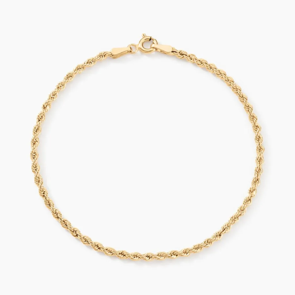 Histoire d'Or Bracelet Jerry Maille Corde or jaune Clearance