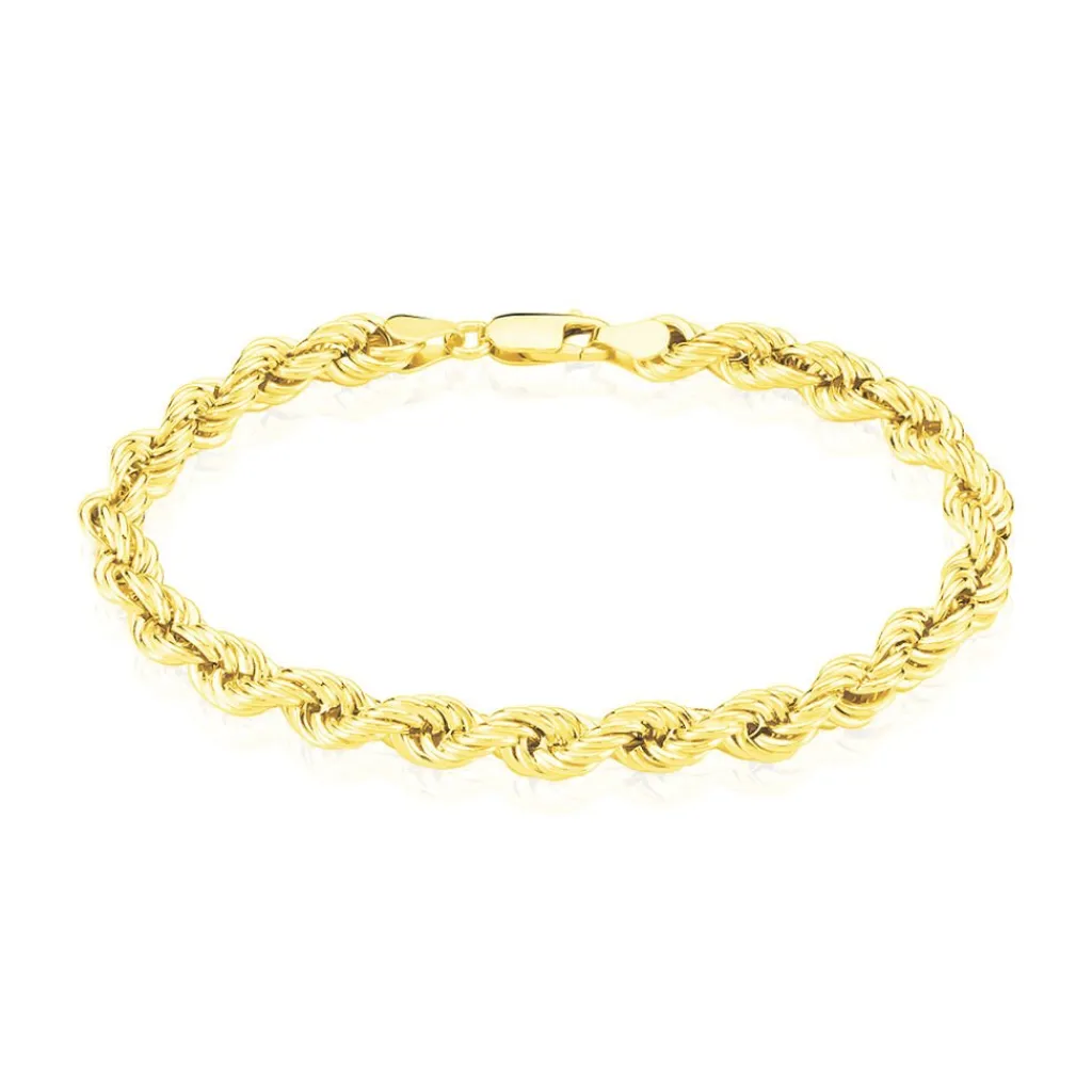 Histoire d'Or Bracelet Jerry Maille Corde or jaune Clearance