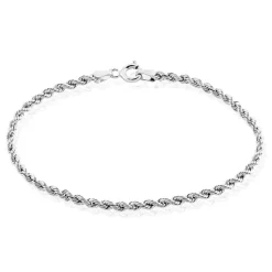 Histoire d'Or Bracelet Jerry Maille Corde or blanc Discount