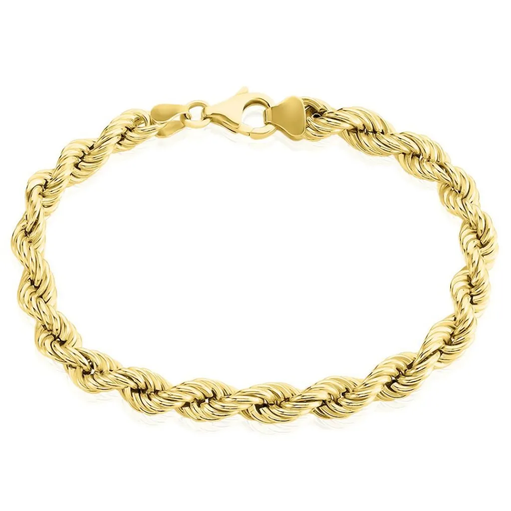Histoire d'Or Bracelet Jerry Maille Corde or jaune Clearance
