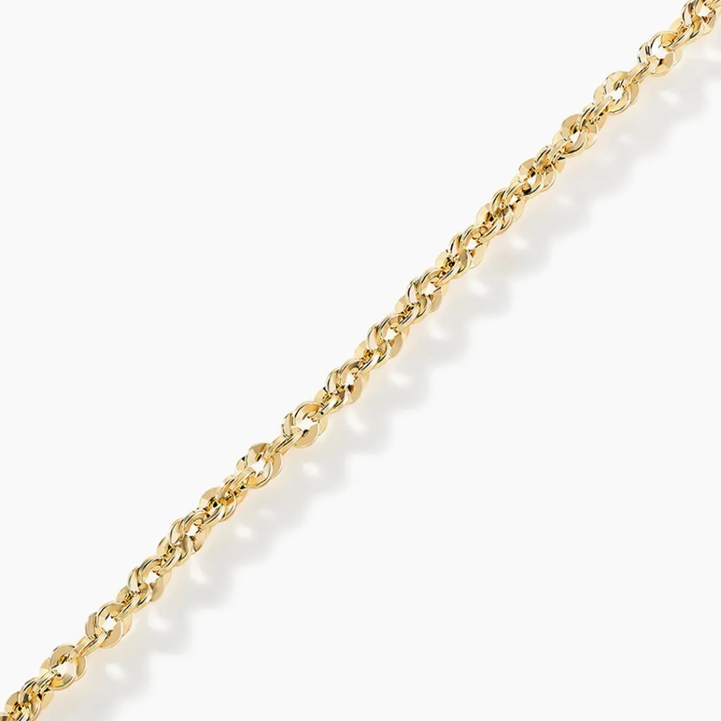 Histoire d'Or Bracelet Jerry Maille Corde Facettee or jaune Best