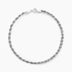 Histoire d'Or Bracelet Jerry Maille Corde or blanc