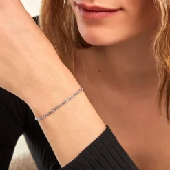 Histoire d'Or Bracelet Jerry Or Blanc Maille Corde Online