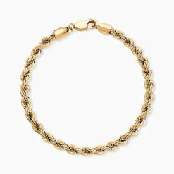 Histoire d'Or Bracelet Jerryenne Maille Corde Et Venitienne Or Bicolore Sale