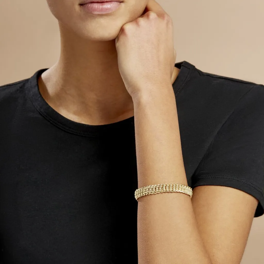 Histoire d'Or Bracelet Jimmy Maille Americaine Or Jaune Hot