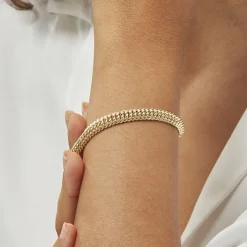 Histoire d'Or Bracelet Jimmy Maille Americaine Or Jaune Sale