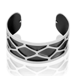 IMAGINE Bracelet Jonc Acier Blanc Discount